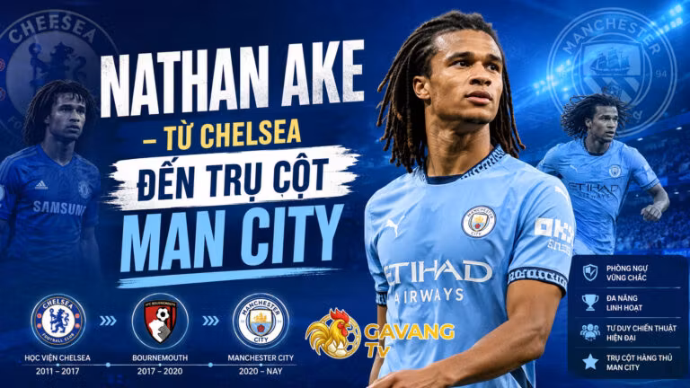 Nathan Ake – Từ Chelsea đến trụ cột Man City
