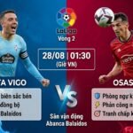 Ảnh bìa nhận định trận đấu Celta Vigo vs Osasuna lúc 01h30 ngày 28/8 tại vòng 2 La Liga trên Gavang TV.