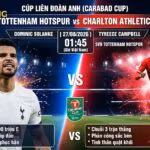 Nhận định và link xem trực tiếp bóng đá Tottenham vs Charlton vòng 2 Carabao Cup chuẩn HD trên Gavang TV.